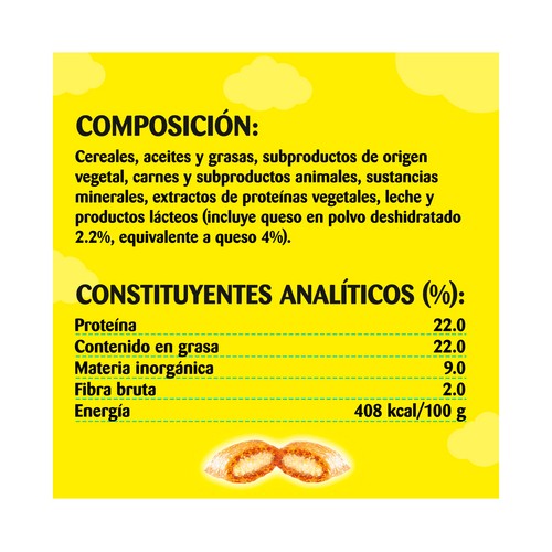 CATISFACTIONS Snacks de queso CATISFACTIONS 180 g.
