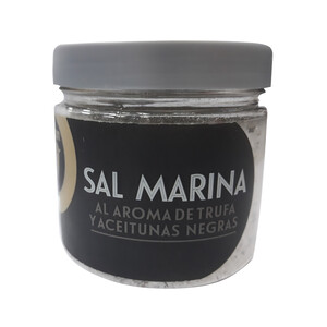 ALCAMPO GOURMET Sal marina aroma de trufa y aceituna negra ALCAMPO GOURMET 200 g