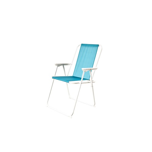 Silla de acero  color azul, GARDENSTAR
