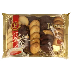 LAPASION Pasta de té finas surtidas bandeja 400 gr.