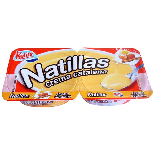 KALISE Natillas con sabor a crema Catalana KALISE 2 x 135 g.
