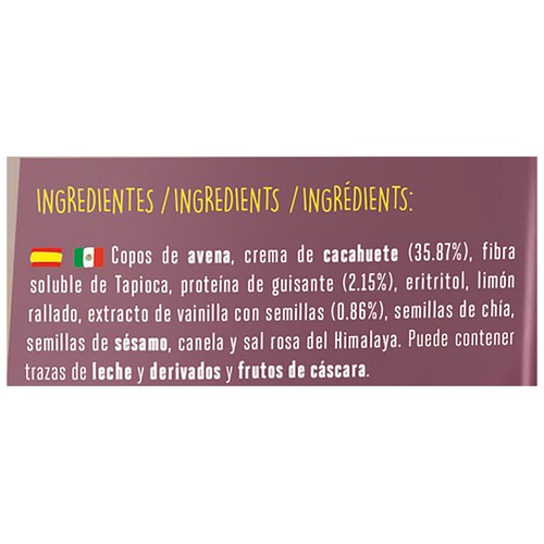 LA NEWYORKINA Cereales de granola con cacahuete y vainilla 275 g.
