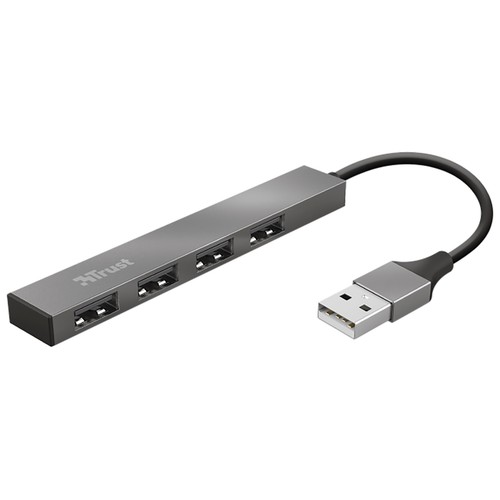 Hub 4 puertos Usb TRUST Halyx.