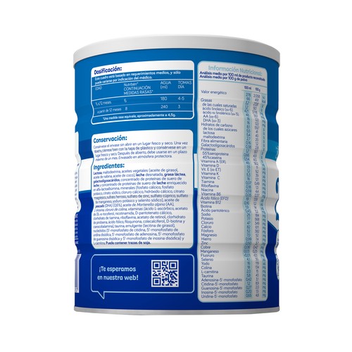 NUTRIBÉN Pro Leche (2) de continuación a partir de 6 meses 800 g.