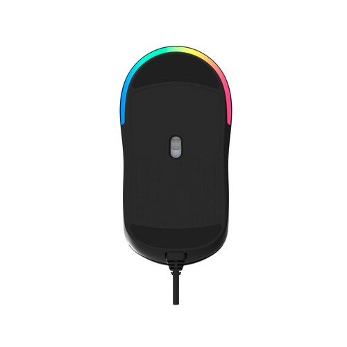 Ratón óptico gaming con cable, luz RGB, QILIVE Q.3755