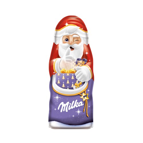 MILKA Figurita de chocolate con forma de Papá Noel 45 g.