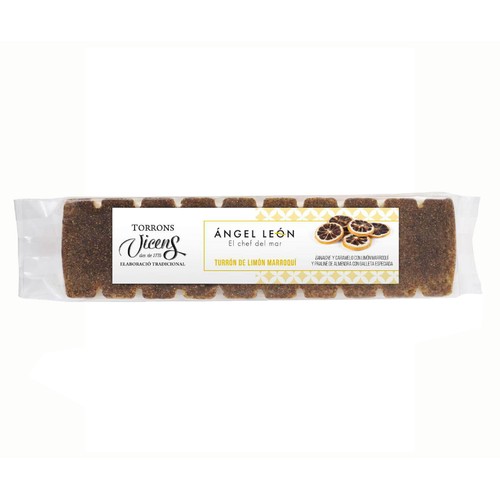 VICENS Turrón de limón marroquí Ángel León 300 g.