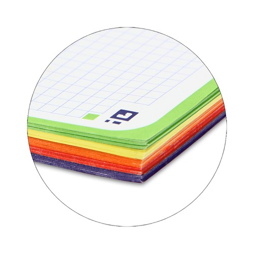 Cuaderno A4 con cuadrícula 5x5 de espiral microperforado de 120h. OXFORD.