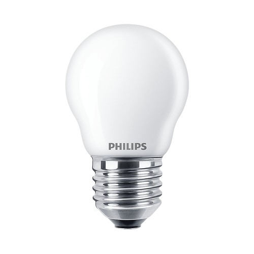 Bombilla Led E27, 6,5W=60W, luz cálida 2700K, 806lm, PHILIPS.