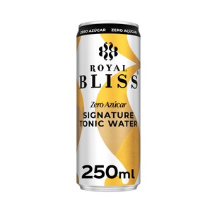 ROYAL BLISS ZERO Tónica Signature tonic water Zero lata de 250ml.