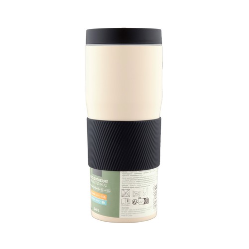 Taza individual de acero inoxidable y silicona 0,48L., ACTUEL.