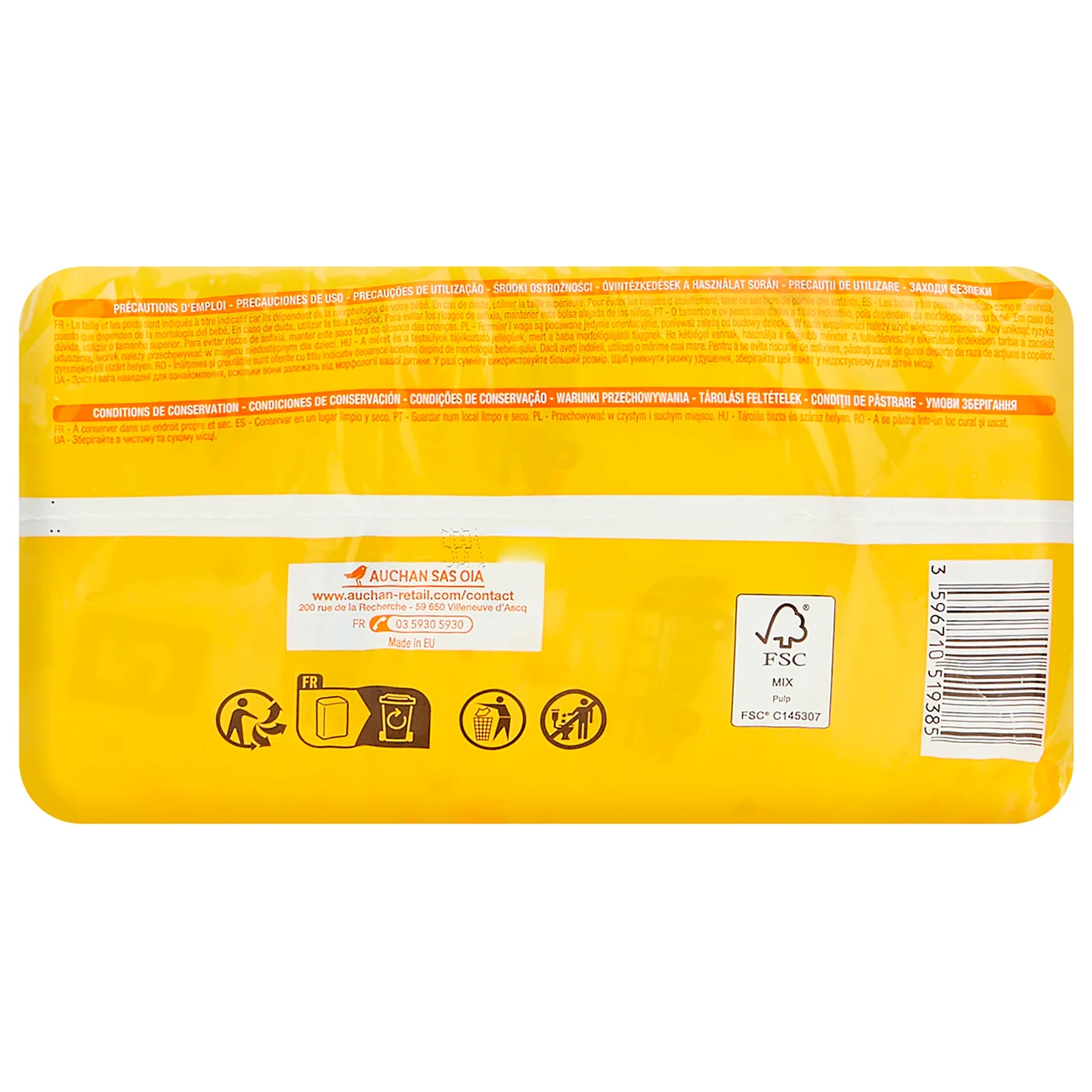 PRODUCTO ALCAMPO Baby Pants (braguitas) de aprendizaje talla 5 (12-17 kg) 20 uds.