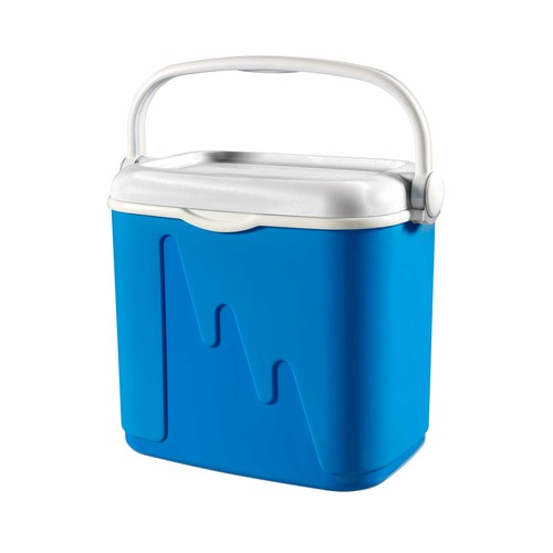 CURVER Nevera Rígida Portátil 32L Azul con tapa con asa integrada. Medidas: 49 x 33 x 41 cm. Nevera portátil rígida y ergonómica. Ideal para transportar debido a su asa incorporada. Ideal para camping, piscina y playa.