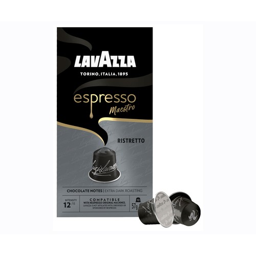 LAVAZZA Café Espresso Maestro Ristretto Int.12, 10 cápsulas