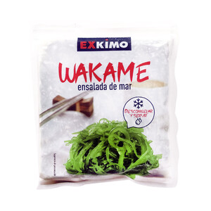 Imagen de EXKIMO Ensalada sazonada y ultracongelada de algas Wakame 125 g.