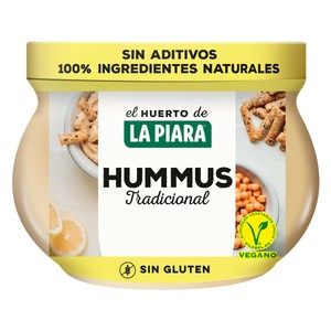 Imagen de LA PIARA Hummus original El Huerto de 200 g.