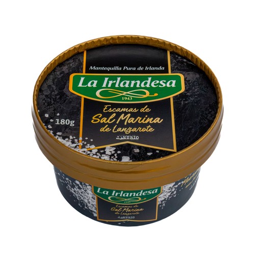 LA IRLANDESATarrina Mantequilla con sal marina de lanzarote 180g