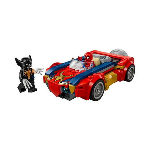 LEGO Super Heroes 76336 Coche de Spider-Man vs. Lobezno Venomizado