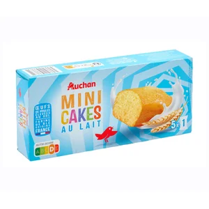 PRODUCTO ALCAMPO Mini bizcochos de leche 5 uds.135 gr.