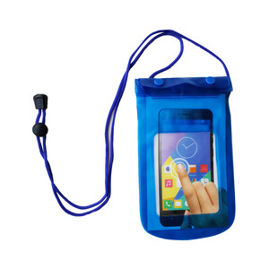 Imagen de Bolsa impermeable XL de playa para teléfono móvil, protege contra salpicaduras y arena, PINCHO.