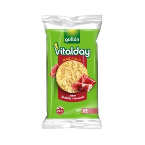 Tortitas de maíz con jamón 103 g.