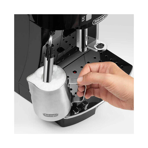 Cafetera espresso superautomática DELONGHI Magnifica S ECAM 21.117.B, presión 15bar, molinillo, café en grano o molido, sistema Cappuccino, 1450W.