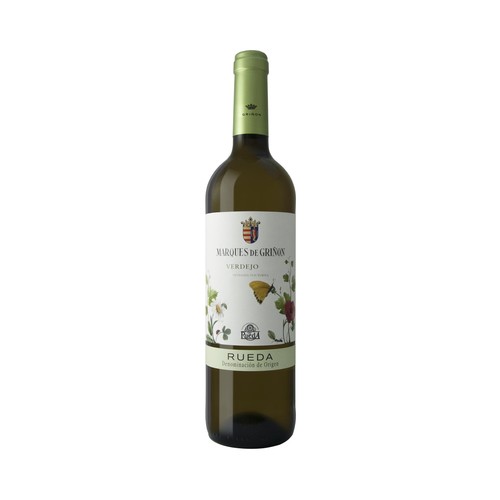 MARQUÉS DE GRIÑÓN  Vino blanco verdejo, procedente de vendimina nocturna y con D.O. Rueda MARQUÉS DE GRIÑÓN botella de 75 cl.