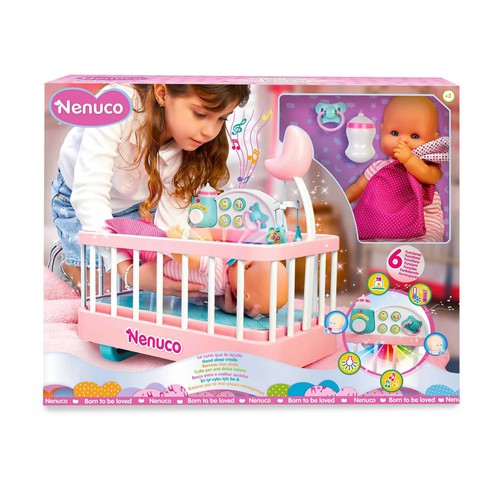 Muñeco bebé Nenuco, La cuna que te ayuda NENUCO.