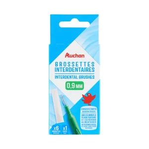 PRODUCTO ALCAMPO Cepillo interdental de 0.9 mm, para espacios estrechos 6 uds.