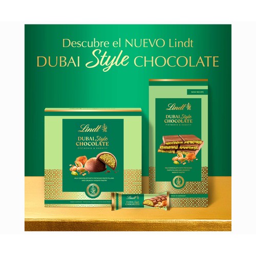 LINDT Bombones de chocolate Dubai Style 90 g.