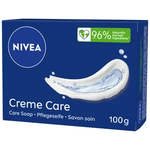 NIVEA Creme care Pastilla de jabón con un 96% de ingredientes de origen natural 100 g.
