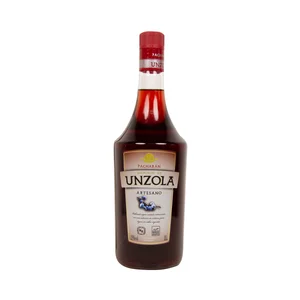 DOMINIO DE UNZOLA Pacharan artesano, elaborado con una selección de endrinas DOMINIO DE UNZOLA botella de 1 l.