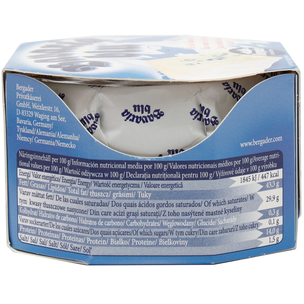 BAVARIA BLU Queso azul BAVARIA BLUE 150 g.