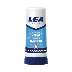 Imagen de LEA Original Barra de jabón de afeitar, para uso con brocha, especial pieles sensibles 40 g.
