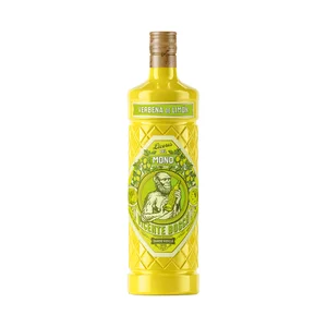 LICOR DEL MONO Licor cítrico verbena de limón botella 70 cl.