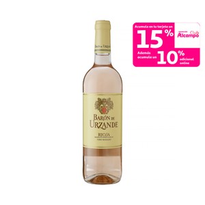 BARON DE URZANDE Vino rosado con D.O. Ca. Rioja botella 75 cl.