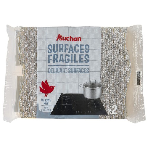 PRODUCTO ALCAMPO Estropajo que no raya especial superficies delicadas 2 uds