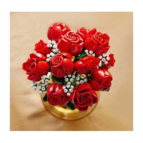 LEGO Botanicals ramo de rosas 10328, 822 piezas, 31cm.