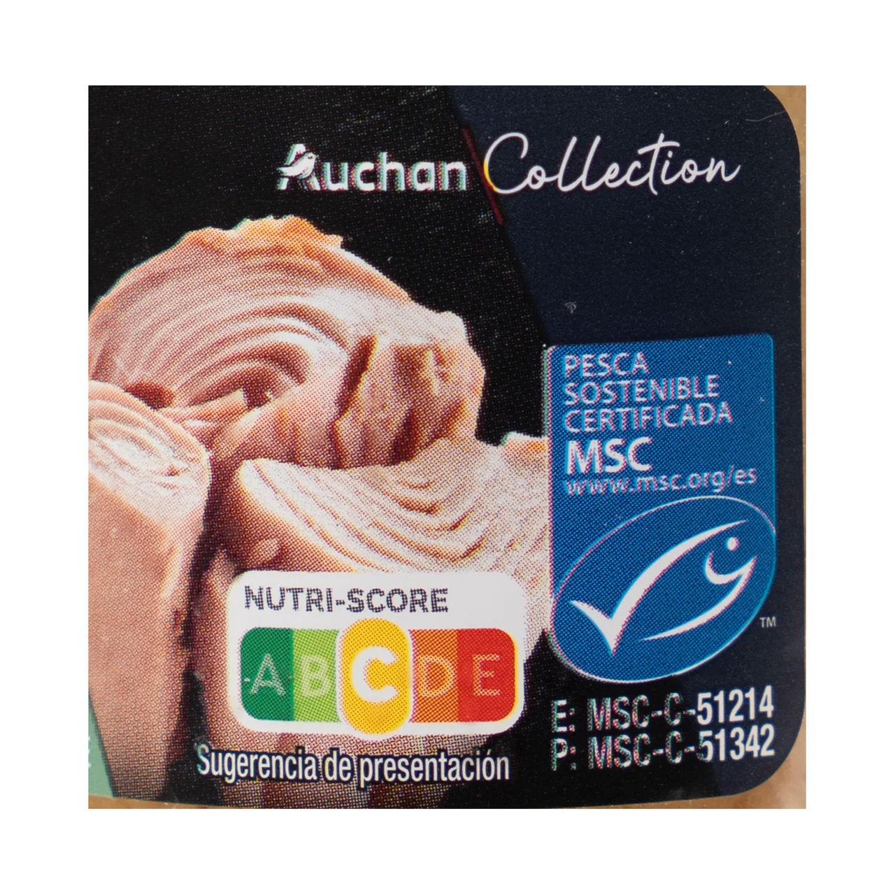 PRODUCTO ALCAMPO Collection Bonito del Norte, en aceite de oliva MSC (Pesca sostenible certificada) 140 g.