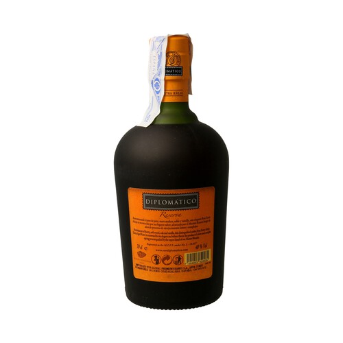 DIPLOMÁTICO Ron extra añejo reserva de Venezuela DIPLOMÁTICO botella de 70 cl.