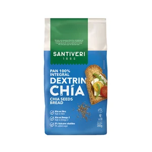 SANTIVERI Pan tostado integral con semillas de chía SANTIVERI DEXTRIN 300 g.
