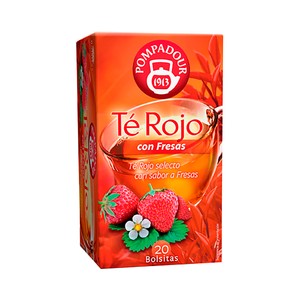 Té rojo con sabor a fresas 20 uds. de 35 g