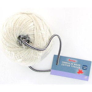 Imagen de Cuerda de algodón con 3 cabos, 2 mm x 40 m, ALCAMPO.