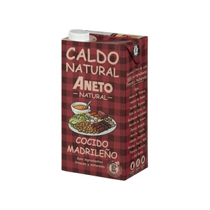 Imagen de ANETO Caldo natural de cocido Madrileño 1 l.