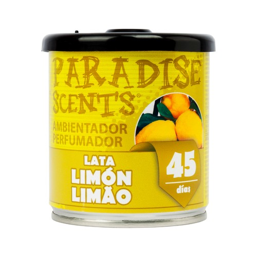 Ambientador coche limón 100gr, PARADISE SCENTS.