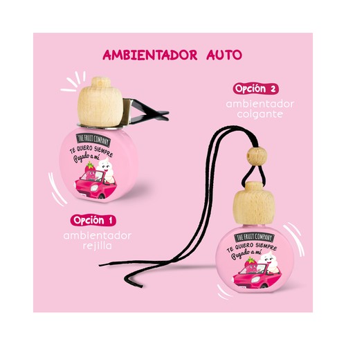 THE FRUIT COMPANY Ambientador perfumador para espacios reducidos, con aroma a fresa-nata.