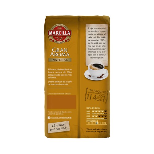 MARCILLA Café molido natural 500 g.