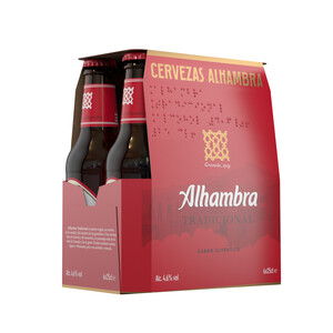 Imagen de ALHAMBRA Tradicional Cervezas pack 6 uds. x 25 CL.