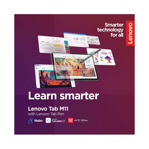 LENOVO Tablet M11 + PEN TB330FU, 128GB + 4GB, 27,94cm (11").