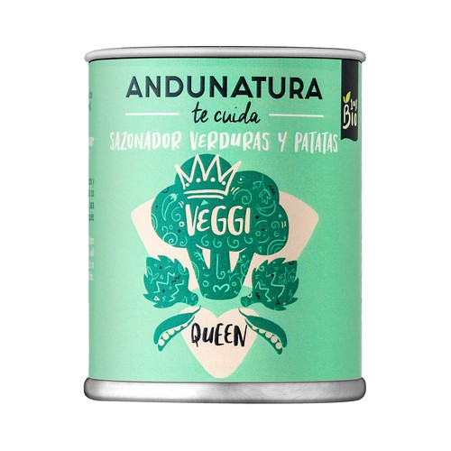 ANDUNATURA Sazonador de verduras y patatas Bio Veggie Queen 60 gr.